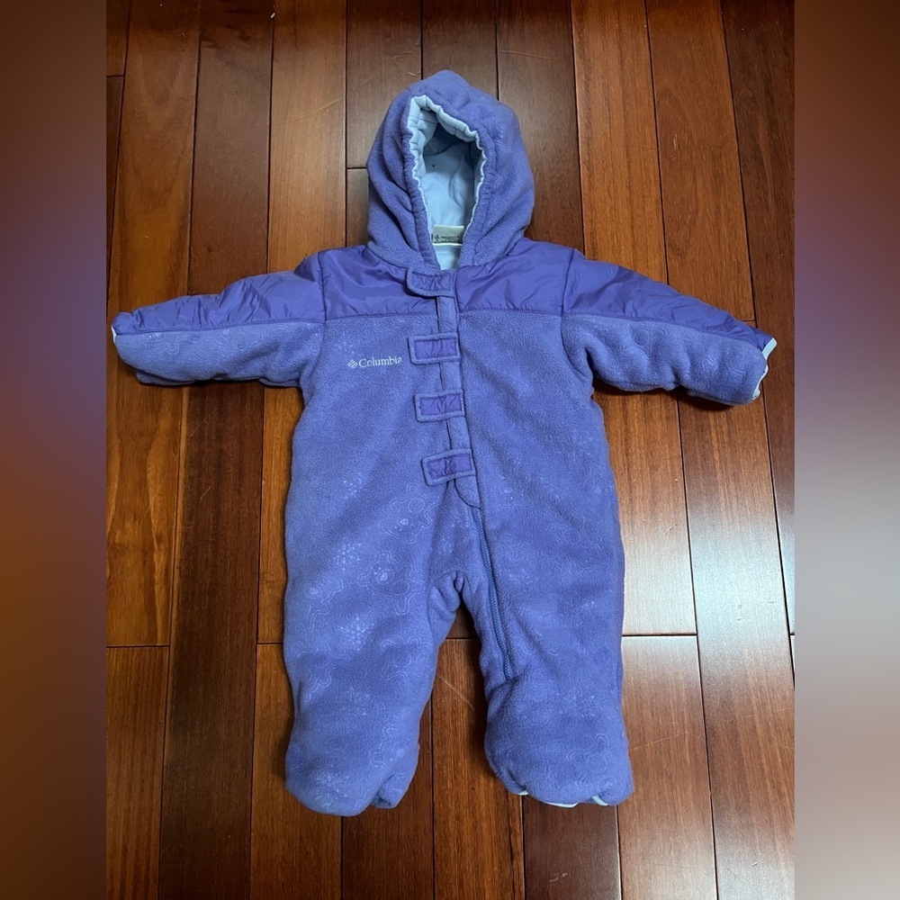 Columbia Snowsuit/Bunting Fleece for Cold Weather size 12 months
